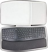Hard reis-beschermhoes etui tas voor Logitech Ergo K860 draadloos ergonomisch toetsenbord (alleen hoes) Selwo™