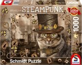 puzzel Steam Punk Kat 37 cm karton 1000 stukjes