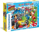 supercolor legpuzzel Mickey Roadster 104 stukjes