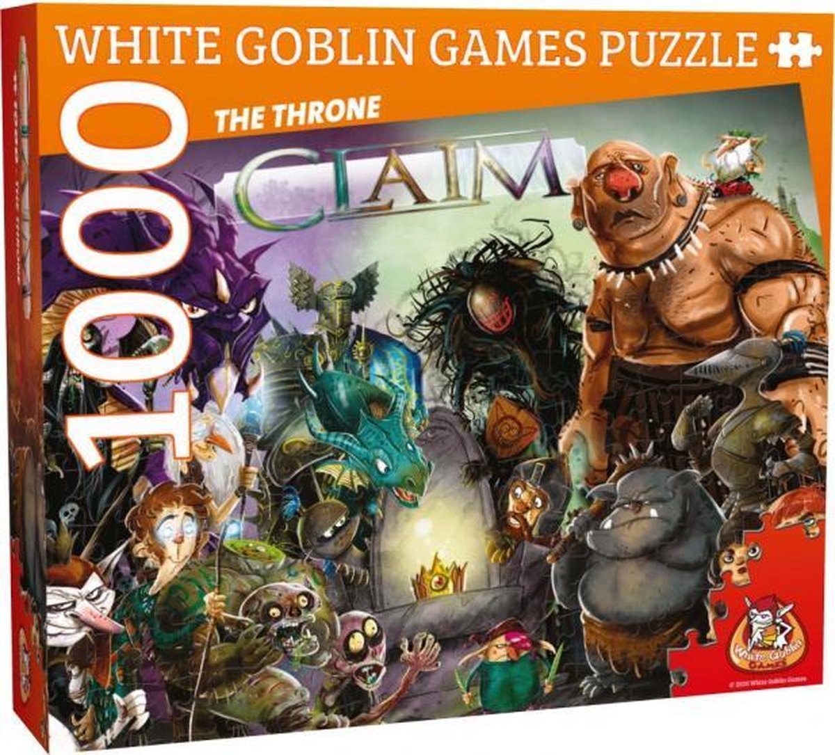 Afbeelding van product White Goblin Games  legpuzzel The Throne karton 1000 stukjes