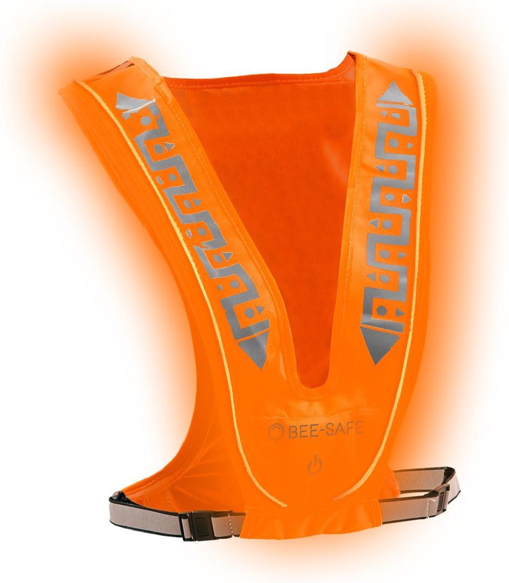 Bee Safe Led Usb Reflecterend Hardloopvest | Lime