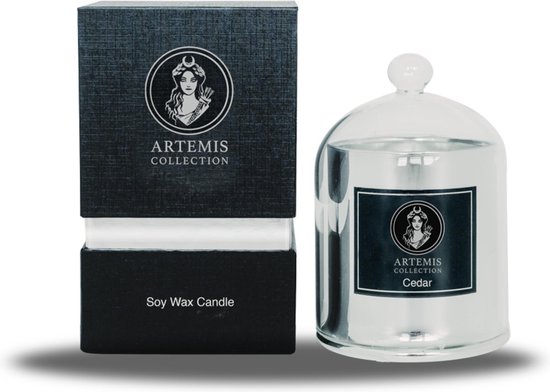 Artemis - Bougie parfumée - Bougies - Cire de soja - Végétalien et sans cruauté - Cèdre