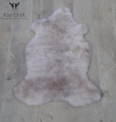Schapenvacht natuurlijke kleur roomwit/grijs gemêleerd