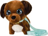 interactieve knuffel Walkiez junior 28 cm pluche bruin