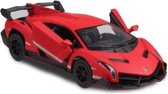 sportwagen Lamborghini Veneno 1:36 die-cast rood