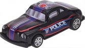politieauto 10 cm zwart