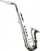 saxofoon 37 cm zilver
