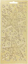 foliestickers sterren stickervel goud