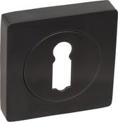 Ostium Dego-  Vierkant rozet mat zwart deurslot