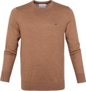 Calvin Klein Pullover Wol Bruin - maat M