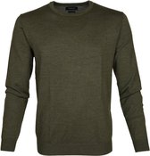 Profuomo Pullover Wol Groen - maat M