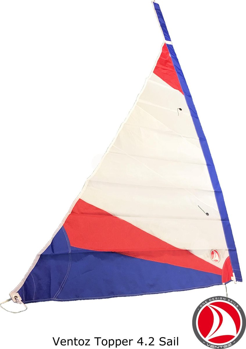 Ventoz Topper Zeil (4.2 m2) - Wit-Rood-Blauw