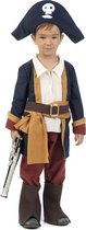 Piraat & Viking Kostuum | Kleine Kaper Kapitein Caraibische Zee | Jongen | Maat 92 | Carnavalskleding | Verkleedkleding
