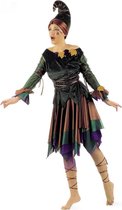 Limit - Elfen Feeen & Fantasy Kostuum - Hemelse Schoonheid Elfen Fee - Vrouw - groen - Maat 50 - Carnavalskleding - Verkleedkleding