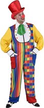 Magic By Freddy's - Clown & Nar Kostuum - Dol Dwaas Regenboog Circus Clown Overall - Man - multicolor - Medium / Large - Carnavalskleding - Verkleedkleding