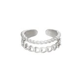 Ring endless love - Yehwang - Ring - Zilver - Stainless Steel - One size