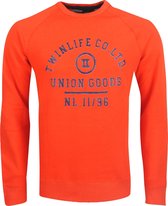Twinlife - Heren Sweater - Oranje