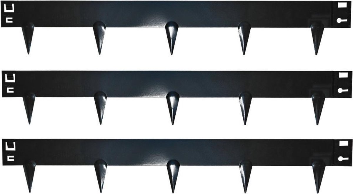 ZG-Edge Borderrand Zwart Verzinkt - 106x16 cm - 5 stuks - Kantopsluiting