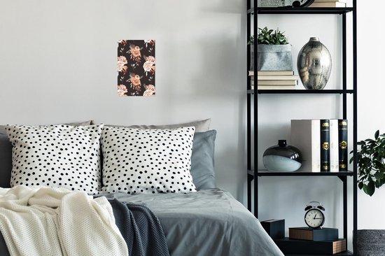 Affiche Roses - Marron - Fleurs - 20x30 cm