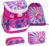 rugzakset Tropical Flamingo 17 L polyester roze 4-delig