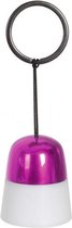 sleutelhanger treklampje junior 3,3 cm roze/wit