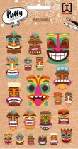 stickervel Puffy Totem junior 19 x 10 cm papier