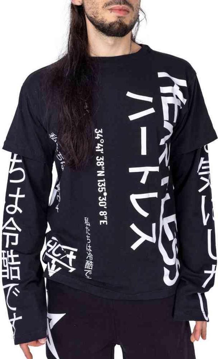 Heartless - HEARTLESS SYNDICATE Longsleeve shirt - L - Zwart