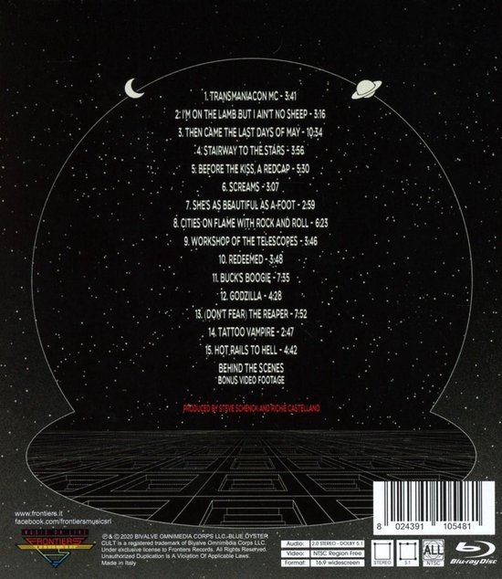 Blue Öyster Cult Live In London 45Th Anniversary (Bluray), Blue