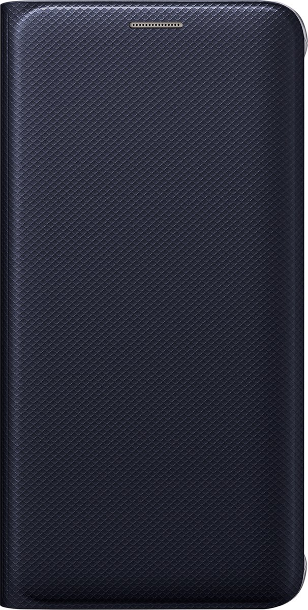 Samsung flip wallet - blauw zwart - voor Samsung G928 S6 edge+