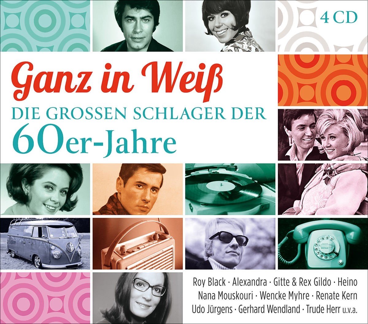 Various Artists - Ganz In Weiß - Die Grossen Schlager der 60er-Jahre (4 CD)