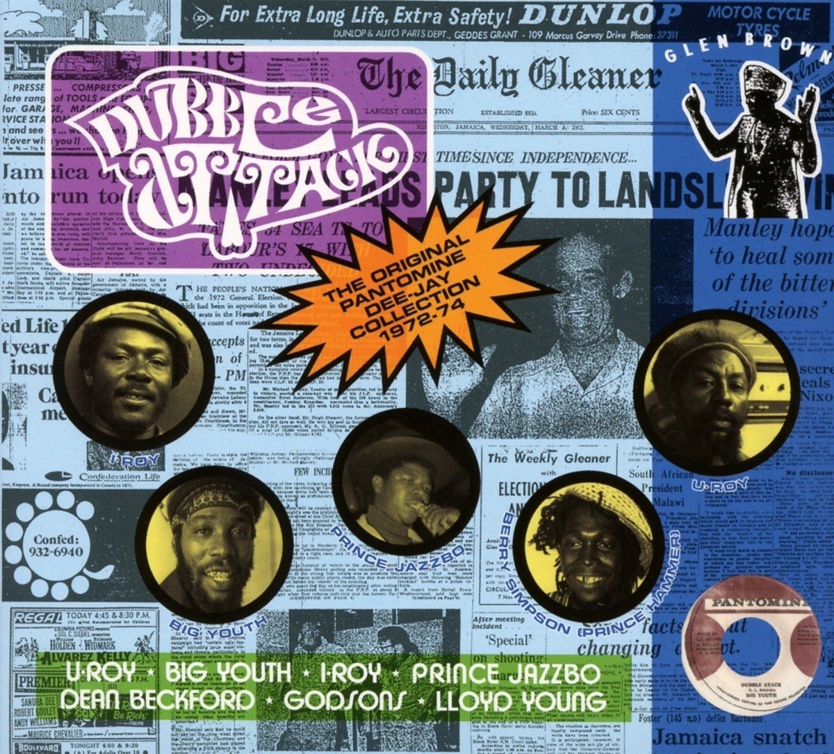 Glen Brown - Dubble Attack (The Original Pantomine Dee Jay Collection 1972-74) (CD)