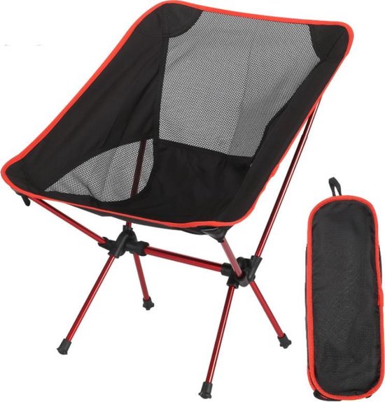 Campingstoel Opvouwbaar - Verstelbaar Stoeltje Lichtgewicht - Inklapbare stoel -... |