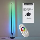 Vloerlamp - LED RGB vloerlamp - LED hoeklamp - Hoeklamp - Dimbare Hoeklamp - met afstandsbediening