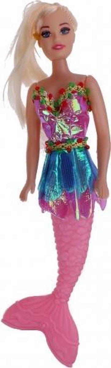 Afbeelding van product LG-Imports  tienerpop zeemeermin 38 cm fuchsia