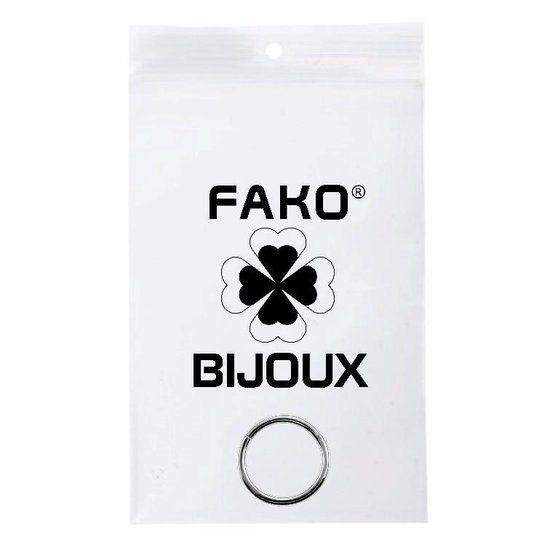 Fako Bijoux® - Chirurgisch Stalen Ring Piercing - Diameter 8mm - Dikte 1.2mm - Ringetje geschikt voor Helix, Tragus, Septum, Lip, Neus & Wenkbrauw - Zilverkleurig - Fako Bijoux®