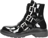 SUB55 Biker boots Enkellaarsjes - zwartlak - Maat 35