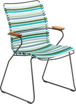 Click Dining Armleunstoel met hoge rugleuning - multicolor 2