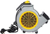 LORIOTH® Vloerdroger - Ventilator voor het drogen van Vloeren - Draagbare Blower - Luchtontvochtiger - Blower voor Tapijt - Instelbare blaassnelheden - Grijs