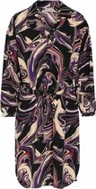 Cassis - Female - Jurk met artistieke print  - Violet