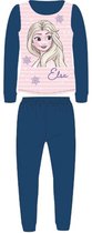 Disney Frozen fleece pyjama - blauw/roze - maat 122/128