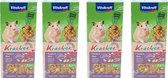 Vitakraft - Rongeur Snack - Hamster Kracker - Noix - 112 grammes par 4 boîtes