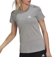adidas Designed 2 Move Sportshirt - Maat XL  - Vrouwen - grijs