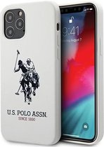 Bescherming US Polo iPhone 12/12 Pro 6,1" White Silicone Collection