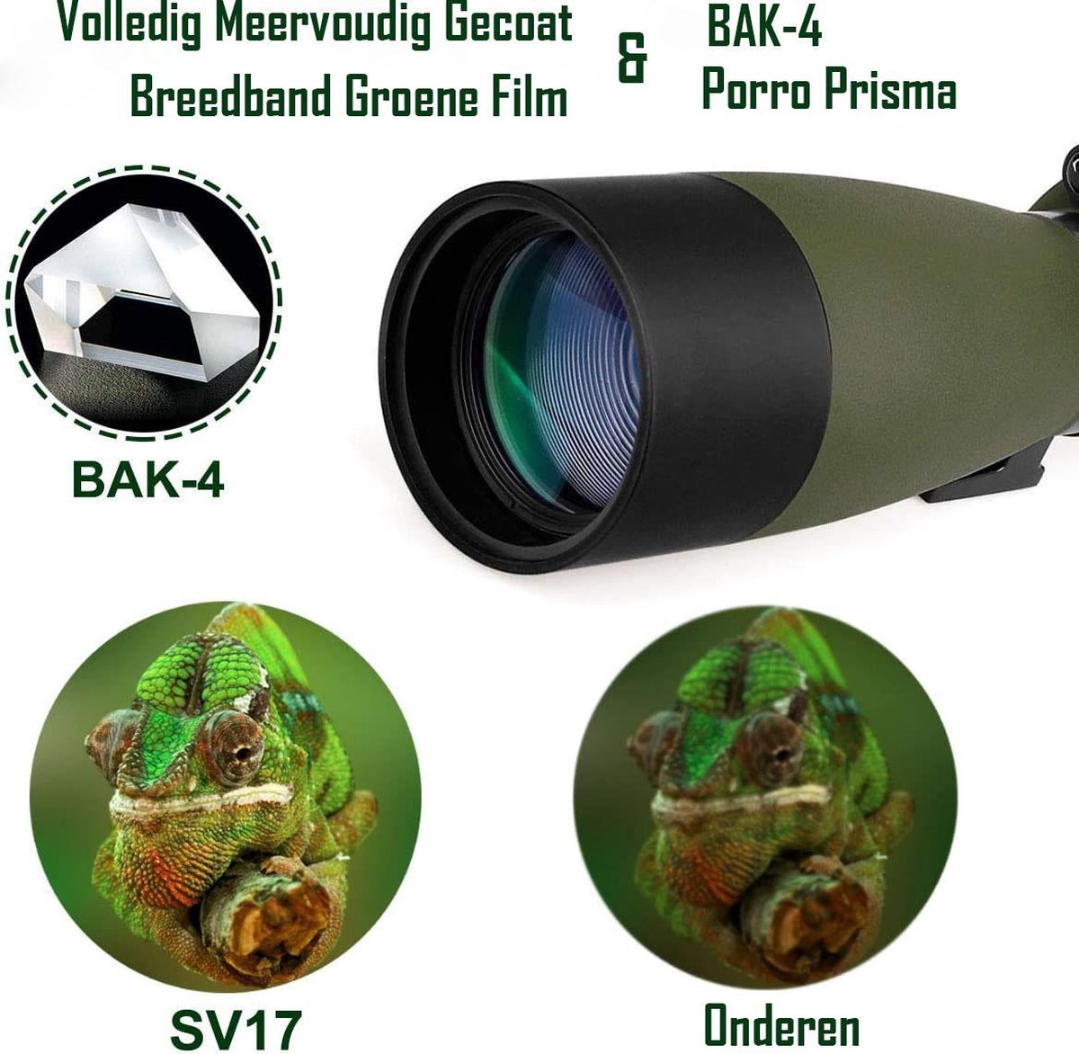 Svbony SV41 Spektiv, 25-75x70 Mak Telescope Monokular, BAK4 Prism FMC Optics Wasserdicht Spektiv mit Stativ für Vogelbeobachtung Sportschützen Wildlife Scenery Mond