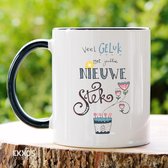 Veel Geluk- Customized mokken en bekers - mokken met tekst - mokken - bekers - cadeautje - cadeau voor vrouw - cadeau vor man - keramiek servies - cadeautje voor haar - cadeautje voor hem