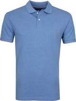 Profuomo Polo Melange Blauw - maat XXL