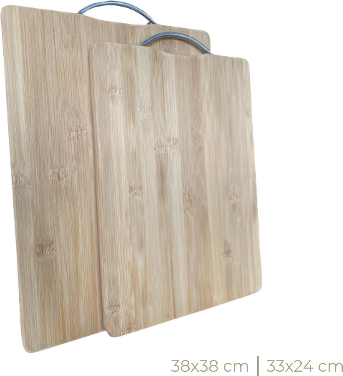 Bamboe Snijplanken Set - Meer Ruimte & Hygiënisch - 4 Stuks
