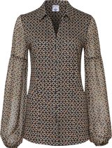 Desoto Emilia Blouse Zwart  Dames maat 38