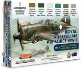 Lifecolor XS02 Royal Australian Air Force WWII Set 2 + 6 pipetjes 2ml