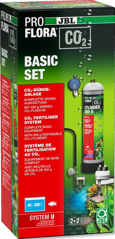 JBL ProFlora u500 Bouteille CO2 500g jetable